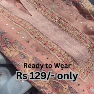Graceful Blush Pink Chikankari Inspired Embroidered Kurti 🌸✨💕